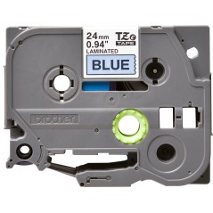 Brother Tape Black on Blue 24mm